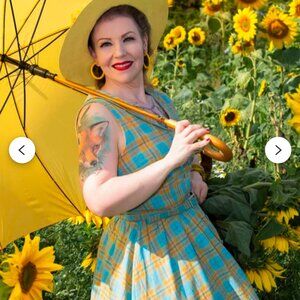 Dolly and Dotty Sleeveless Shirt Dress